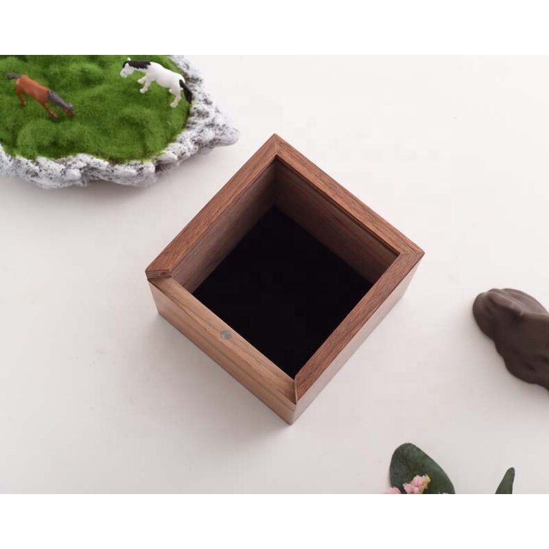 Wood Storage Box Manufacturer - OEM Custom Premium Walnut Wood with Slide