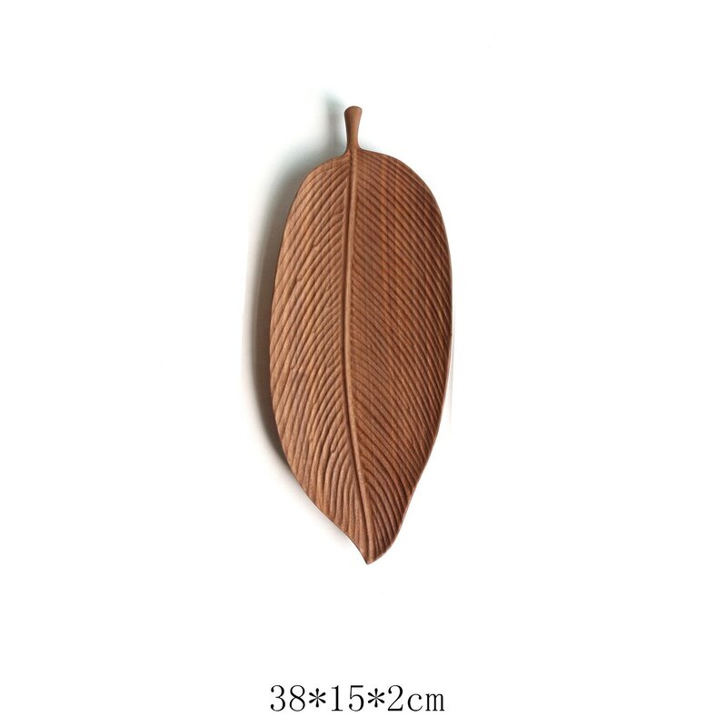 Wooden Fruit Plate Manufacturer - OEM Custom Creative Leaf Shaped