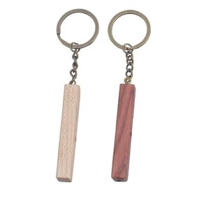 Wooden Keychain Manufacturer - OEM Personalized Blanks Rectangular Diy