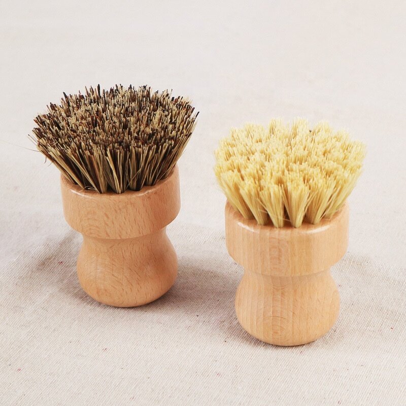 Cleaning Brush Manufacturer - OEM Custom Kitchen Wooden Handle Pot Dish Sisal