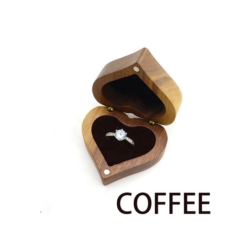 Wedding Ring Box Manufacturer - OEM Custom Unique Heart Shaped Mini