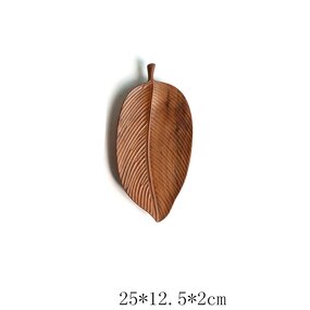 Wooden Fruit Plate Manufacturer - OEM Custom Creative Leaf Shaped
