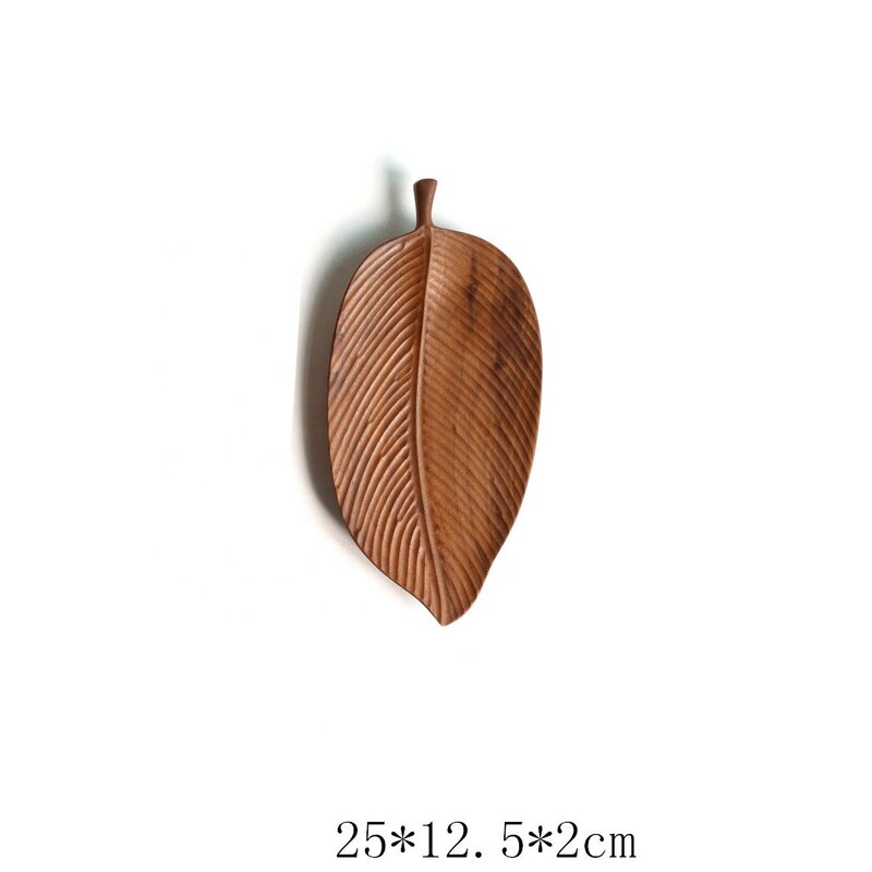 Wooden Fruit Plate Manufacturer - OEM Custom Creative Leaf Shaped