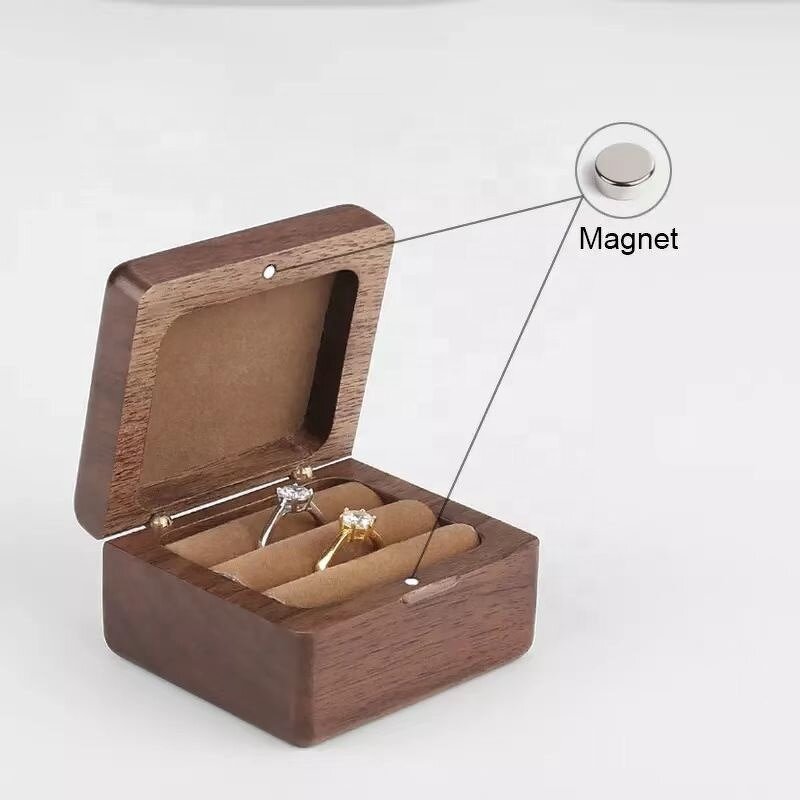 Wedding Ring Box Manufacturer - OEM Custom Wooden Ceremony Double Bearer