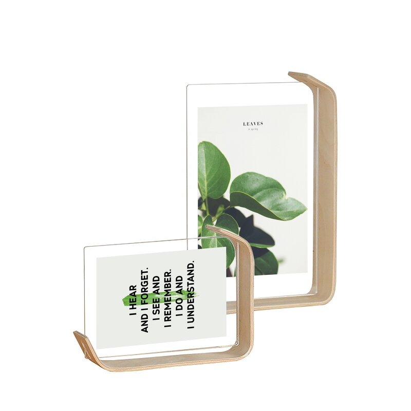 Photo Frame Manufacturer - OEM Custom Wooden Base with Acrylic Dried Flowers