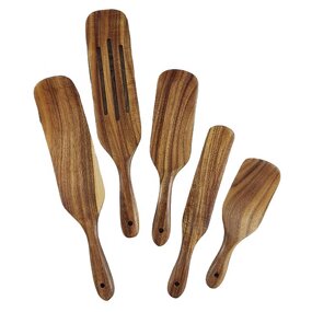 Wooden Kitchen Utensils Set Manufacturer - OEM Custom Cooking Spoon and Spatula