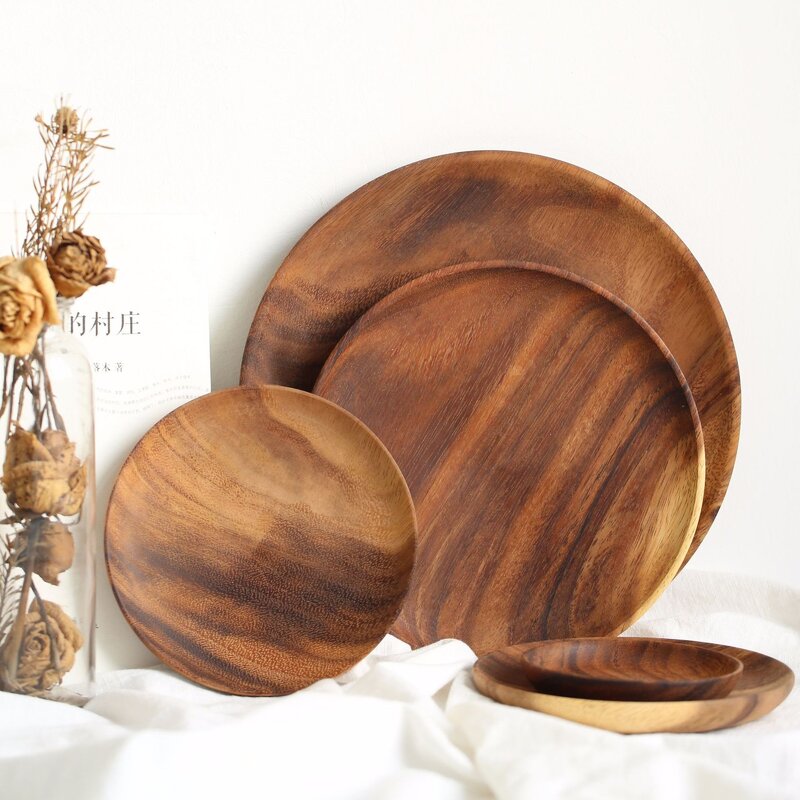Wooden Pastry Platters Manufacturer - OEM Custom Round