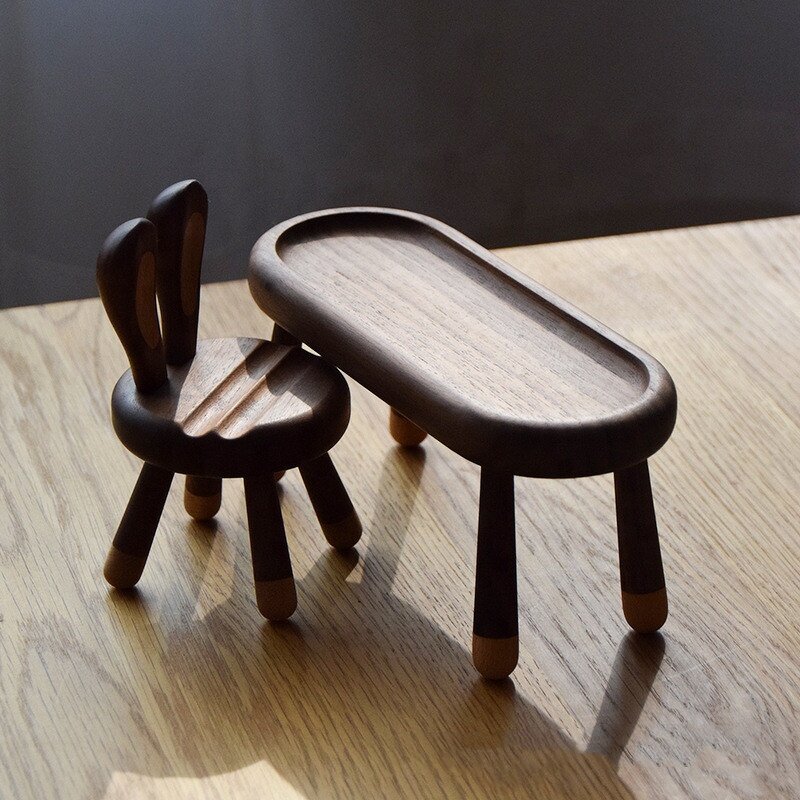 Smartphone Holder Manufacturer - OEM Custom Premium Rabbit Shaped Walnut