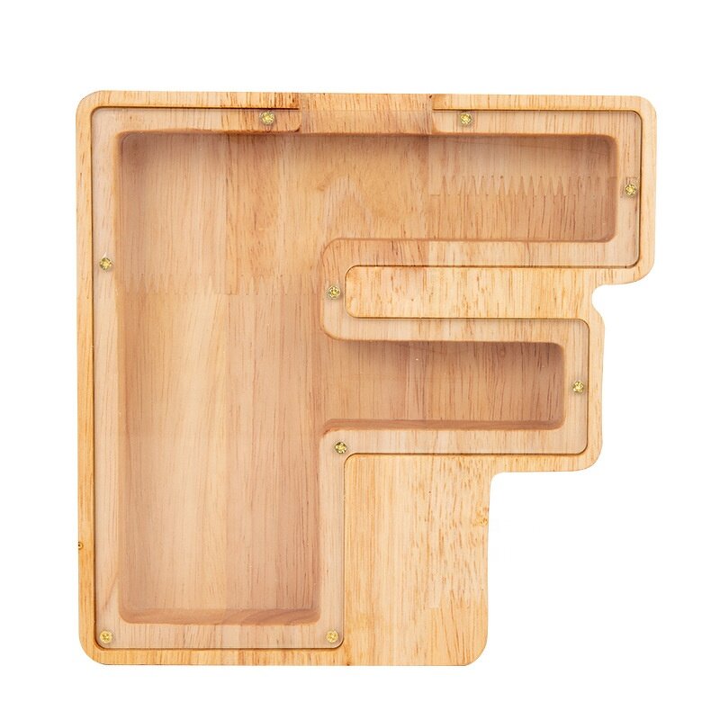 Piggy Bank Manufacturer - OEM Custom High Quality Personalized Wooden Letter
