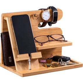 Bamboo Storage Rack Manufacturer - OEM Custom Desktop Box Watch Display Stand