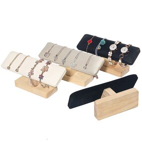 Jewelry Display Stand Manufacturer - OEM Custom Wood Watch Bracelet with Pine