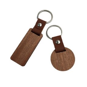 Wooden Keychains Manufacturer - OEM/ODM Laser Blanks Custom Leather