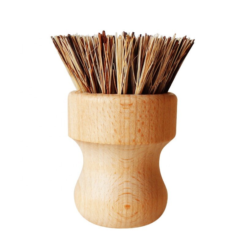 Cleaning Brush Manufacturer - OEM Custom Kitchen Wooden Handle Pot Dish Sisal