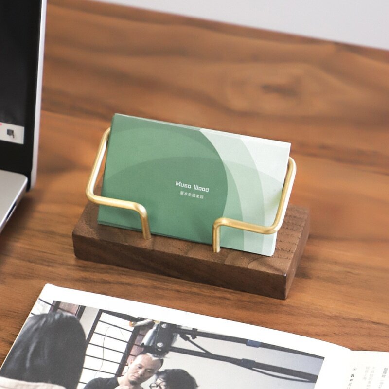 Business Card Holder Manufacturer - OEM Custom Brass Wooden Case Metal