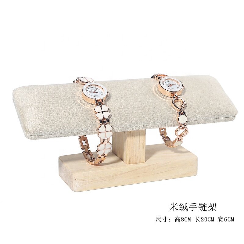 Jewelry Display Stand Manufacturer - OEM Custom Wood Watch Bracelet with Pine