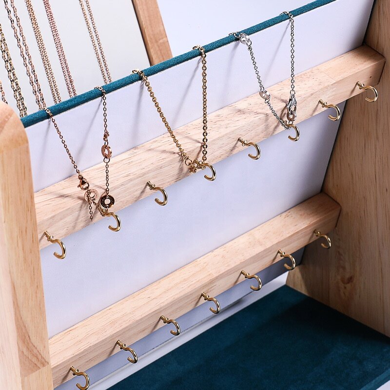 Jewelry Display Rack Manufacturer - Wholesale Wooden Bracelet Pendant Necklace