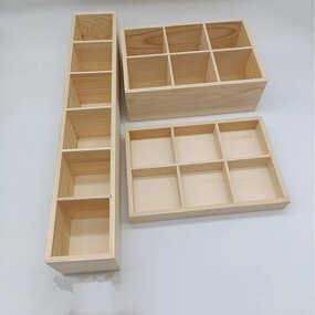 Wooden Plant Organizer Manufacturer - OEM Custom Pine Wood Holder for Carrying