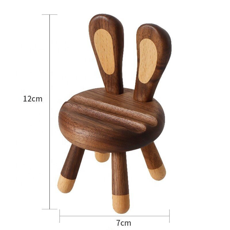 Cell Phone Holder Manufacturer - OEM Custom Handmade Creative Luxury Walnut
