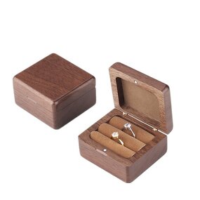 Wedding Ring Box Manufacturer - OEM Custom Wooden Ceremony Double Bearer