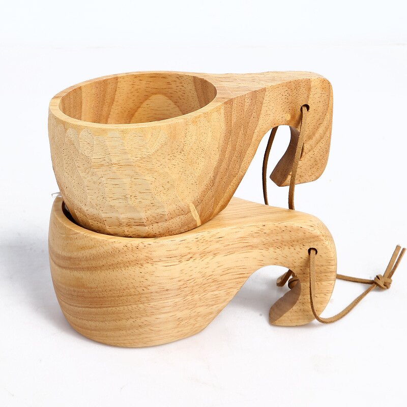 Wood Camping Cup Manufacturer - OEM Custom Nordic Portable Outdoor Drinking