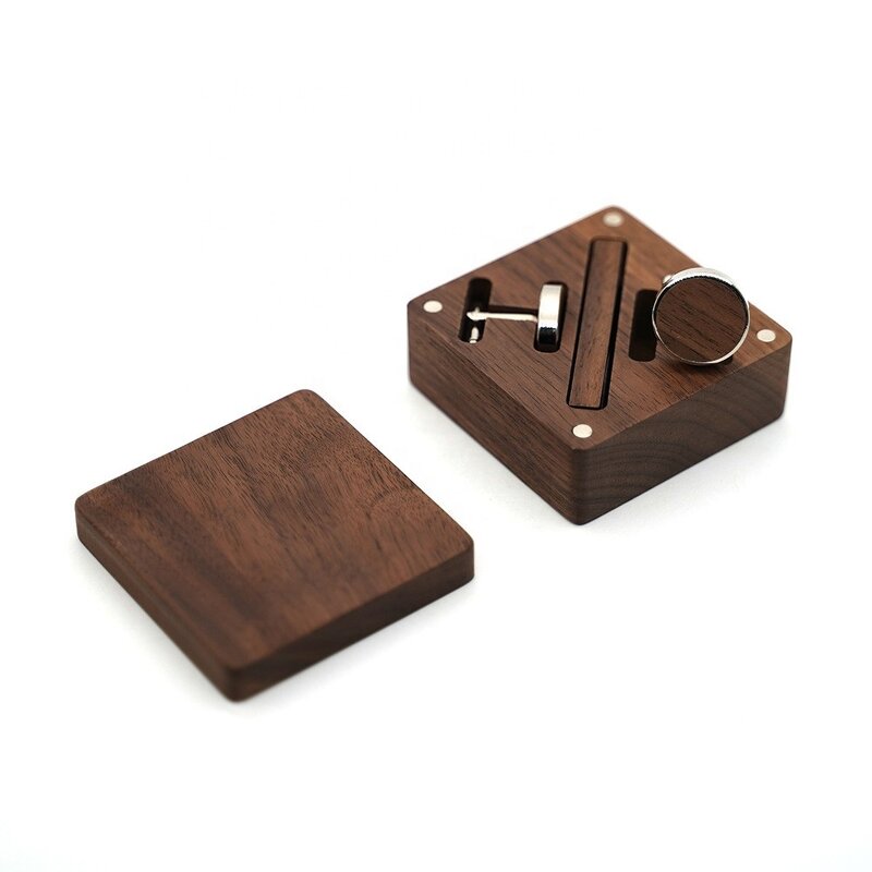 Tie Clip Gift Set Manufacturer - OEM Custom Personalized Sleek with Wood Box
