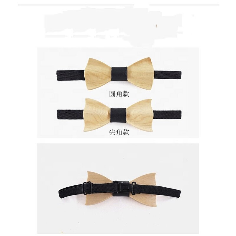 Kids Bow Tie Manufacturer - OEM Custom Handmade Natural Wood Children