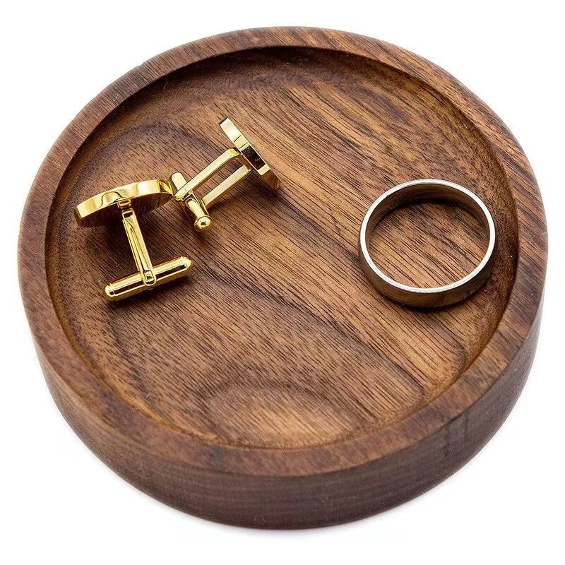 Jewelry Display Tray Manufacturer - OEM Custom Hexagon Wooden Ring Necklace