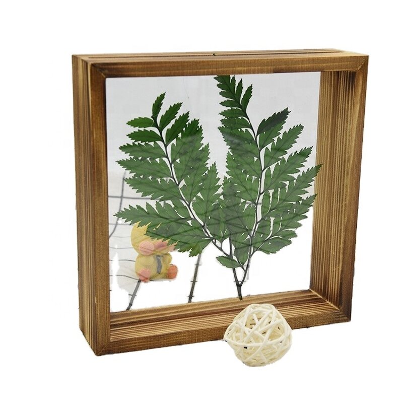 Wooden Photo Frame Manufacturer - OEM Custom 4'' Home Decorative Dried Flower