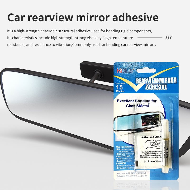 Rearview Mirror Glue Kit Supplier - High Strength Weatherproof for Glass Metal