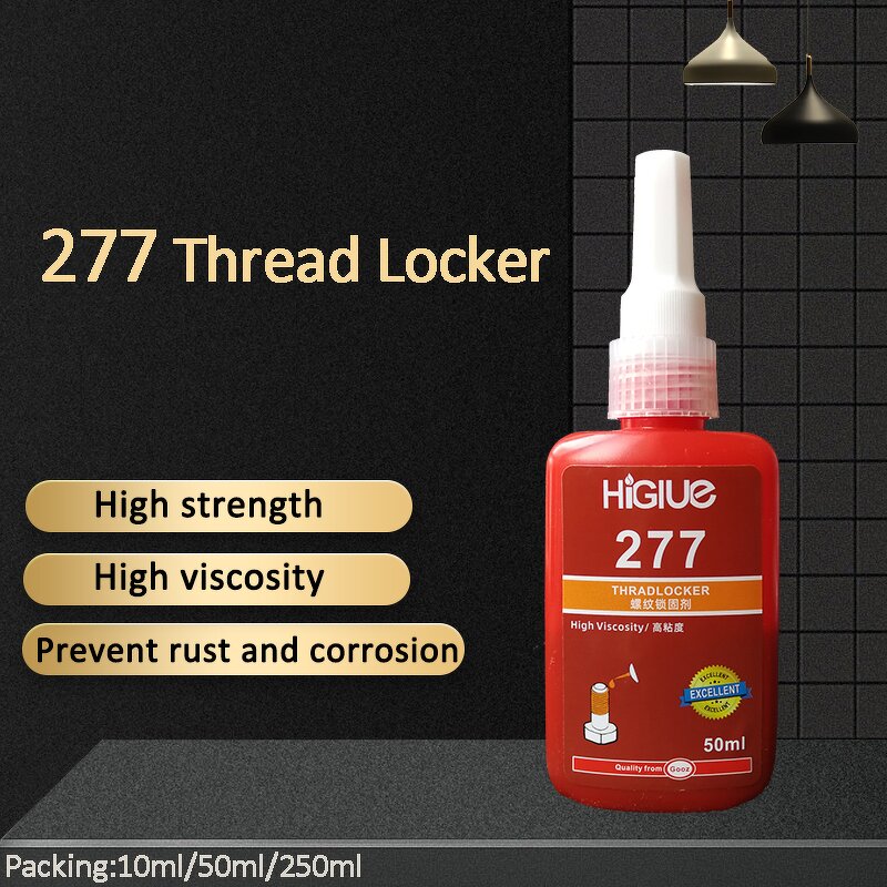 Thread Sealant Manufacturer - High Strength Red 50ml for Bolt Nut Sealing