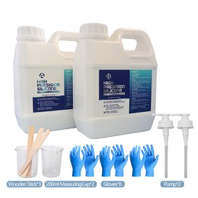 Silicone Rubber Mold Kit Supplier - 64OZ Super Elastic Liquid Casting Resins for Candle Soap