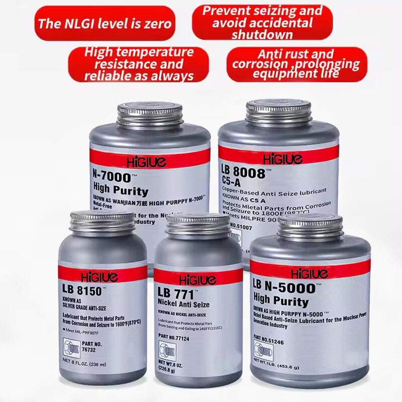 Anti Seize Lubricant Supplier - Copper Silver High Temperature Grease 8008 8150 Compound