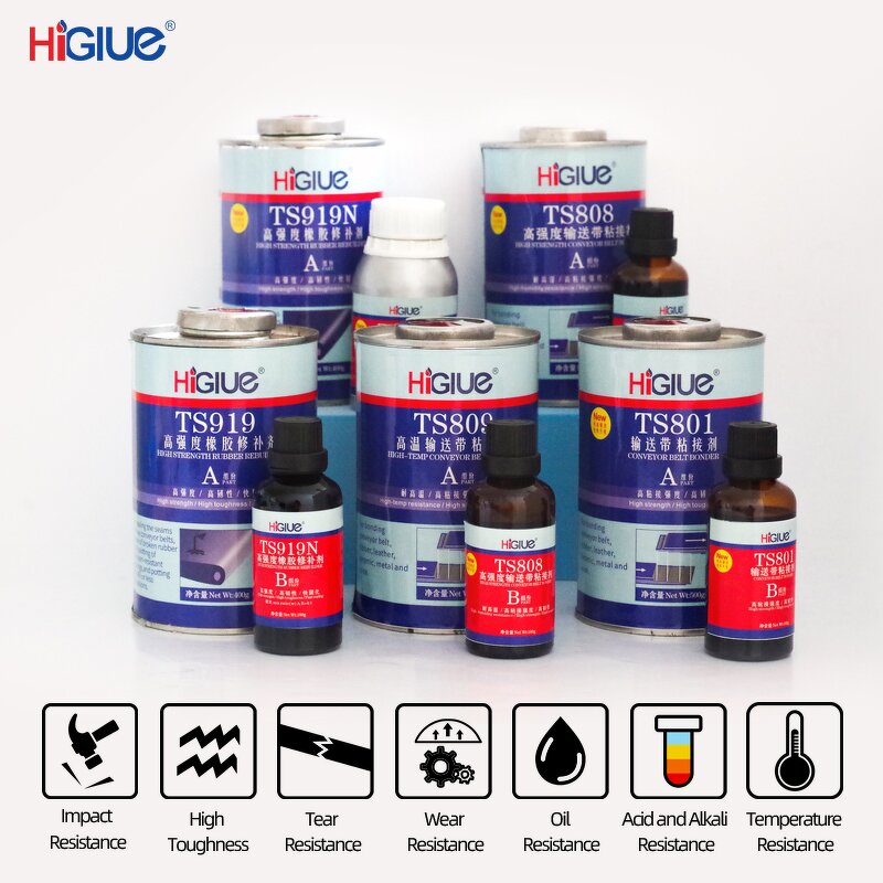 Rubber Repair Compound Supplier - TS919 High Strength Abrasion Oil Resistant for Conveyor Belt