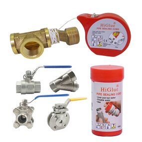 Plumbing Pipe Sealant Supplier - White PTFE Sealant Cord Tape for Water Gas Leak Fix