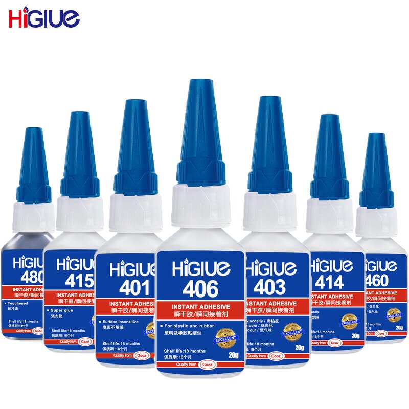 Super Glue Factory - 20g Colorless Low High Viscosity Fast Cure for Plastic Wood Glass