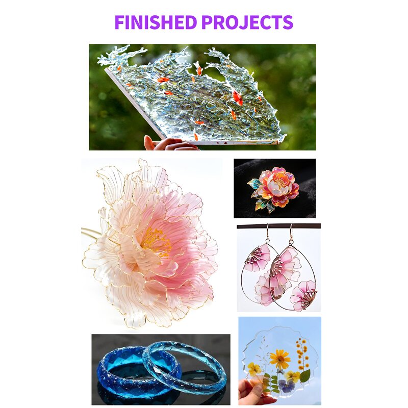 UV Curable Epoxy Resin Manufacturer - 3D Hard Gel for Jewelry Making DIY Crafts