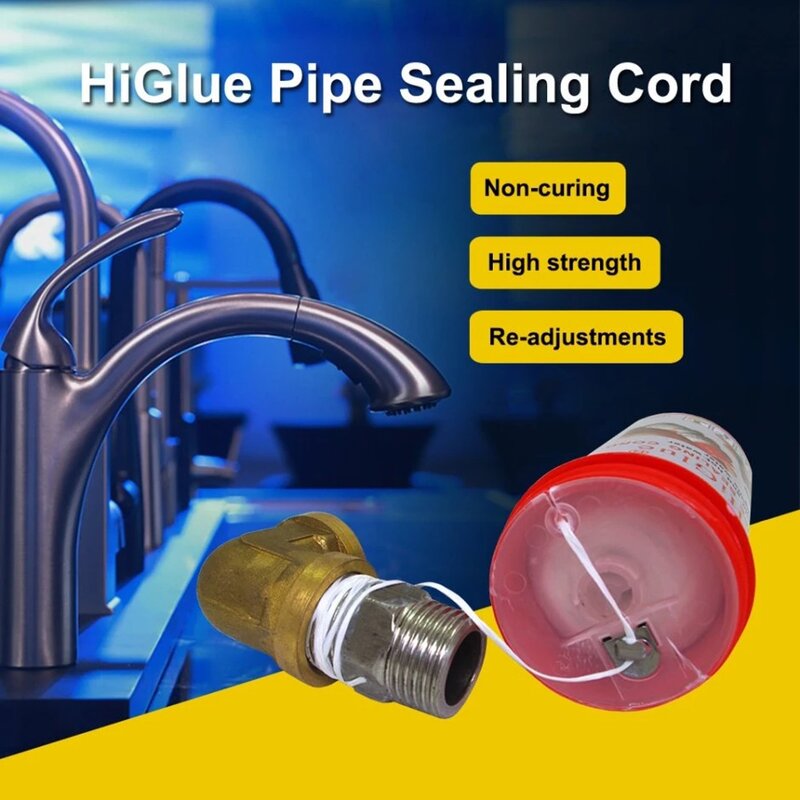 Pipe Sealing Cord Manufacturer - White Paste 160m Leak Proof for Various Metal Plumbings