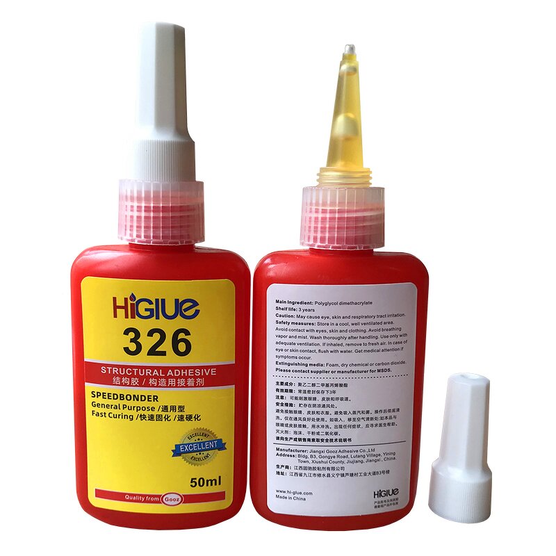 Structural Adhesive Supplier - 50ml 326 Super Glue for Motor Metal Glass Speaker 7649