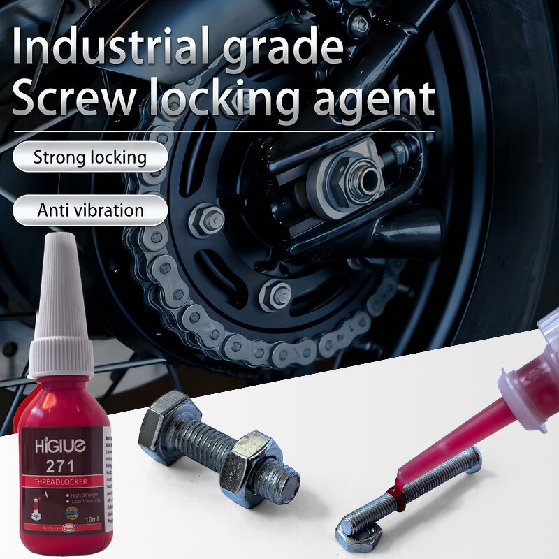 Threadlocker Supplier - Blue 10ml 50ml Medium Strength Fast Cure for Bolts Nuts