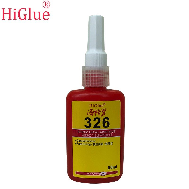 Acrylic Structural Adhesive Factory - AA 326 Yellow Super Glue for Magnet Metal Glass