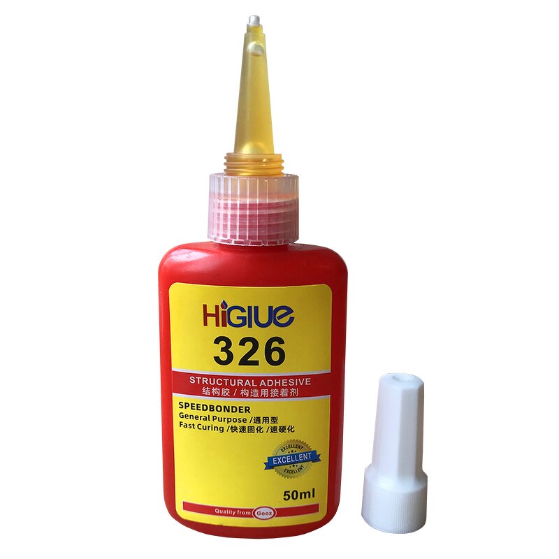 Structural Adhesive Manufacturer - 326 for Metal and Glass Bonding Light Yellow Liquid
