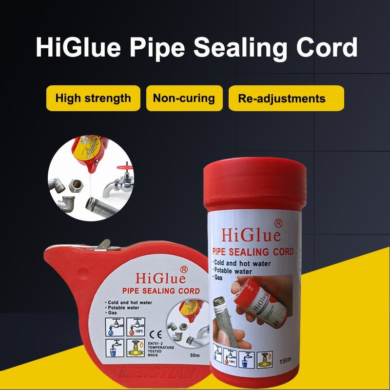 Pipe Sealing Cord Manufacturer - 160m Nylon Cord for Metal Gas and Water Plumbings
