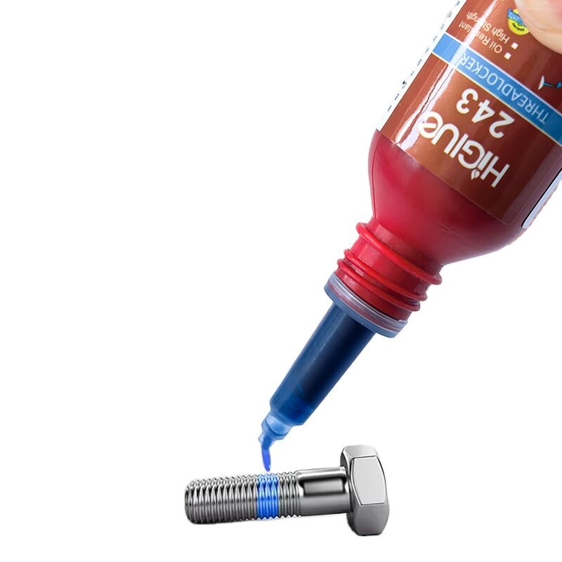 Threadlocker Supplier - Blue 10ml 50ml Medium Strength Fast Cure for Bolts Nuts