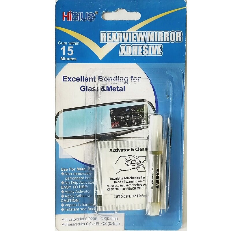 Rearview Mirror Repair Kit Manufacturer - Strong for Automotive Glass Activator Silicone Adhesive