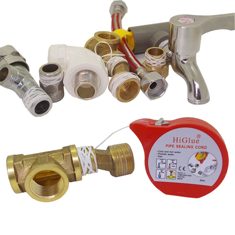 PTFE Sealing Cord Supplier - 160m 80m Heat Resistant Full Pressure for Water Gas Fire Pipes