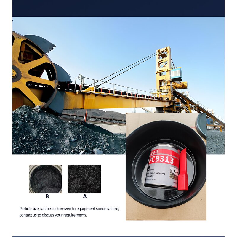 Wear Prevention Coating Factory - Two Component Grey Blue 10kg for Mining