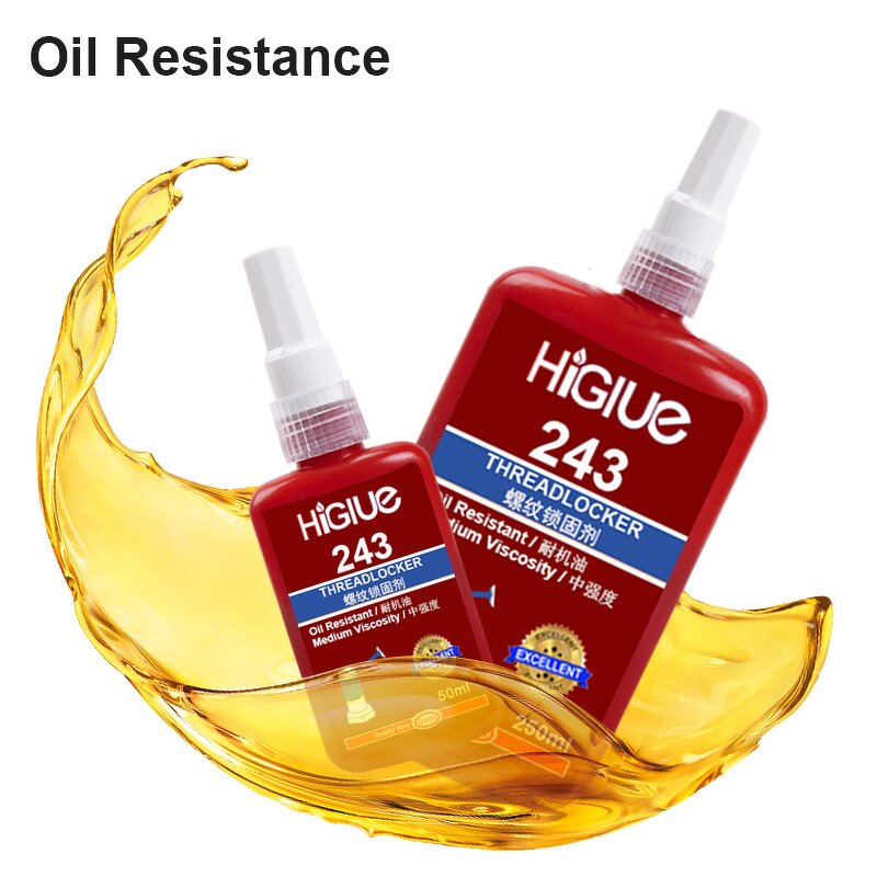 Anaerobic Threadlocker Manufacturer - Blue 10ml 50ml Oil Resistance Medium Strength