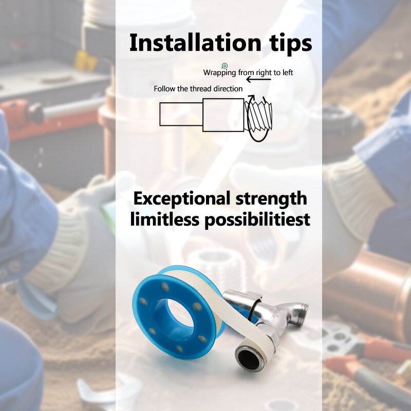 PTFE Tape Manufacturer - 3 Turns Never Leak for Tap Water Fire Protection Natural Gas