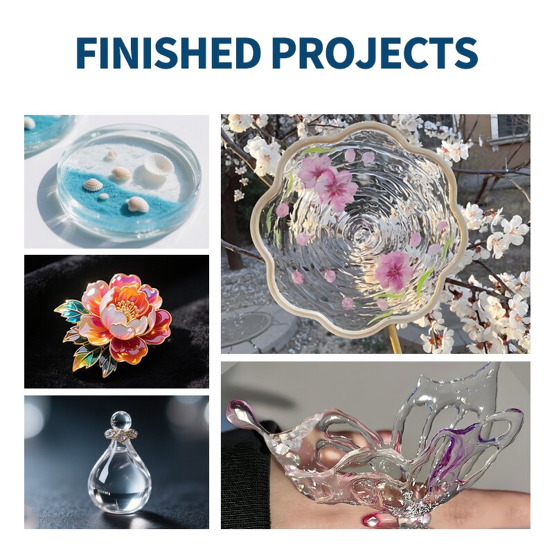 UV Curable Epoxy Resin Manufacturer - 3D Hard Gel for Jewelry Making DIY Crafts