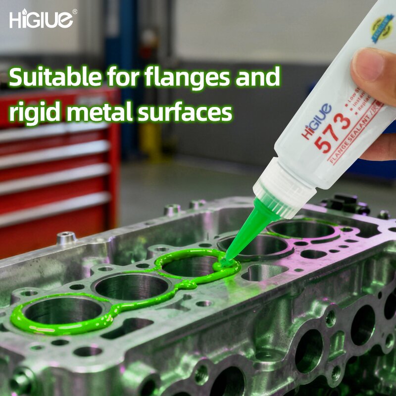 Gasket Sealant Factory - Green Anaerobic Curing for Flanges Metal Surfaces
